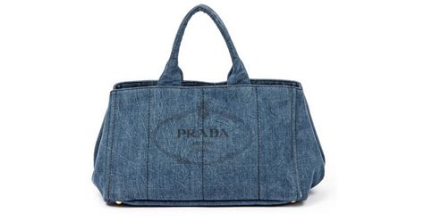 Prada Large Canapa Monkey Soft Tote Bag 